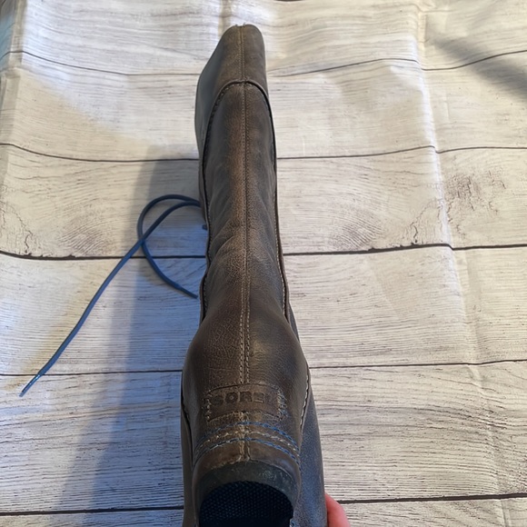 Sorel Cate The Great Wedge Size 10 Pebble - Picture 6 of 14